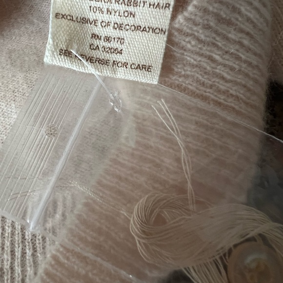 Free People Cream and Purple Cardigan Sweater - Picture 7 of 9